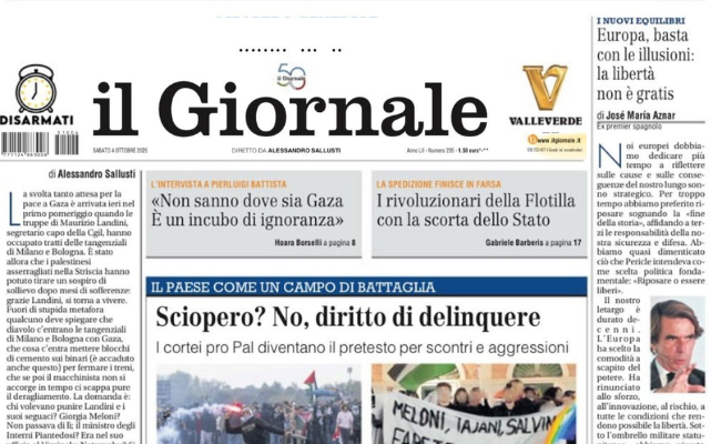Artículo en ‘Il Giornale’ | Despertar para ser libres