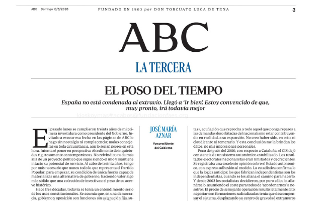 Tercera en ‘ABC’ | El poso del tiempo