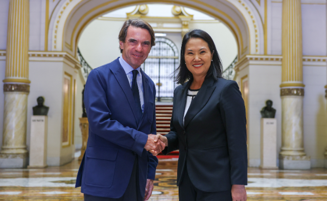 Reunión con Keiko Fujimori en Lima